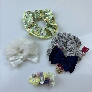 Set of 4 Japanese Furry Sentimental Circus Sanrio Girls Hair Accessories N231-32